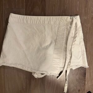 We The Free Cream Skirt with Fringe